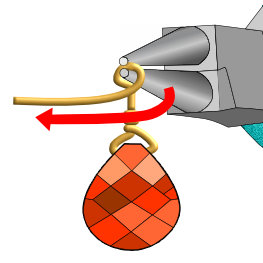Briolette loop instructions